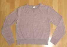 Pullover Gr. XS H&M Basics langarm innen angeraut Pulli Sweater Winterpullover