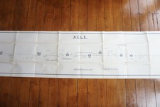 1961 ACLE Signalbox Eisenbahnplandiagramm östliche Region