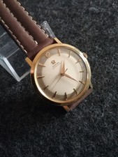 Vintage Omega Automatic Armbanduhr Uhr 18K/750 Gold Ref.2898 SC Cal.501 