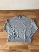 Mädchen Sweatshirt 164 sOliver grau mit kleinem Reißverschluss