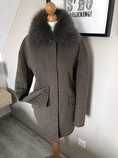 ★☆☆ BLONDE NO.8 ★☆☆ Kurzmantel Parka Mantel Übergang Oliv Khaki Woll-Mix Gr.40