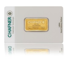 Goldbarren 5g C.Hafner 999.9er Gold in CoinCard