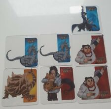 7x Yu-Gi-Oh GX Lamincards TCG Sammelkarten Edibas Karten Konvolut Sammlung Spiel