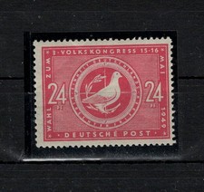Alliierte Besetzung Michel 232 Volkskongress postfrisch leichte Büge
