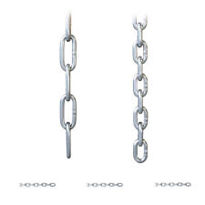 1 m Rundstahlkette Edelstahlkette Edelstahl lang / kurzgliedrig Kette Stahlkette