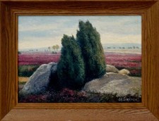 Akadem. Maler Carl-Heinz STRICKER 1926-2002-Impressionst Niederrhein um 1960 xxx