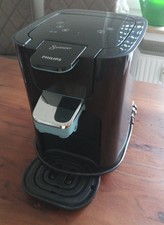 Kaffeemaschine PHILIPS Senseo Latte Duo HD 7855 schwarz mit Coffeeduck Padhalter
