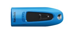 SANDISK ULTRA USB-Stick 64GB, 130MB/S USB 3.0, blau Speicherstick