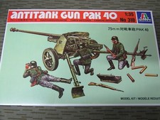 ITALERI 318 75mm Antitank Gun PAK 40 1:35 Bausatz 