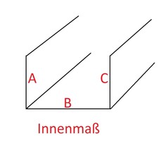 U-Profil Edelstahl CNS Abdeckprofile V2A Stahl Nirosta U Blech Edelstahl Leisten
