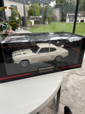 FORD CAPRI 1969 POLIZEI / POLIZEI VERPACKT SELTEN DIECAST MODELLAUTO 1/18 Minichamps