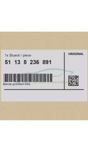 Original BMW E38 51138236891 - Blende grundiert links 7er Scheinwerfer