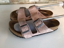 Birkenstock Arizona Weichbett Echtleder Altrosa Breit, Gr.39, Top Zustand