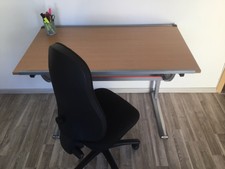 Kinder- und Jugendschreibtisch - Höhenverstellbar - 116x68x60 bis 85cm