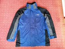 Klimatex Jacke doppelt 3in1 Outdoor Jacke Übergang Gr..L,50/52 blau+schwarz Neuw