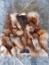 Weste Fuchs Fox Fell Echtfell Pelz Fellweste  Gr. L 