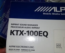 ALPINE KTX-100EQ IMPRINT DSP Prozessor Sound Manager für CDA 9887