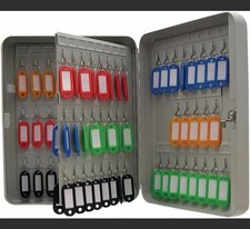 Große abschließbar 70 Schlüssel Wandmontage Schlüsselkontrolle Speichergehäuse Box Safe Schrank