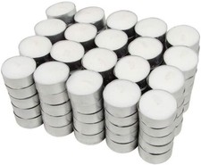 100 Teelichter Weiss Brenndauer 4 Stunden Paraffin Teelichte