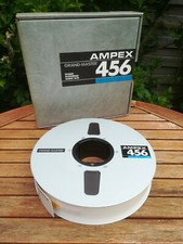 AMPEX 456 GRAND MASTER Studio Mastering 2" inch AUDIO TAPE ~schwere Tonbandspule