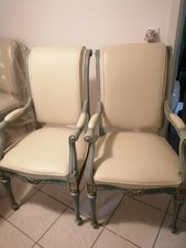 2 - TRÜGGELMANN - PARIS - ARMLEHNSTÜHLE - MINT - ECHTLEDER - Hoher Neupreis