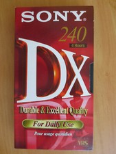 4 VHS Videocassetten SONY 240