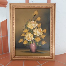 Ölgemälde, original, signiert, 38x49cm, Holzrahmen gold