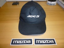 MX-5 Baseballcap Kappe und Aufnäher , schwarz Mazda MX-5 NA NB NB/FL NC NC/FL ND