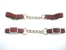 EE Tack - Kinnkette - EINFACH - Latigo Leder Western Kinnkette 