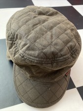 Baseballkappe Barbour Wachs Ohrwärmer Trapper oliv/grün Herren Medium M. Sehr guter Zustand