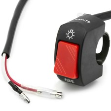 Motorrad Roller Lenker Lenk Stange Scheinwerfer Ein Aus Licht Schalter 6V 12V