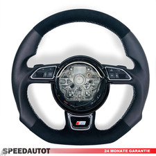 Tausch Abgeflacht S-line ALCANTARA lenkrad für AUDi A1 A6 A7  Multi Mit- DSG sil