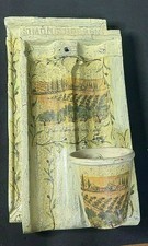 Windlicht Dachziegel, Kerzenhalter, Dachpfanne, Wandhalter für Kerze