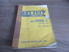 Yamaha Parts List Ersatzteilkatalog RD50DX ´75 353 catalogue Explosionszeichnung