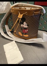 Gucci X Disney Mickey Mouse Bucket Bag Tasche Neu !
