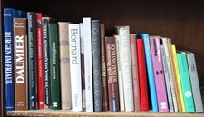 25 Bücher Kunst Kunsthandwerk - Daumier Watteau Burgen Porträtgläser Porzellan