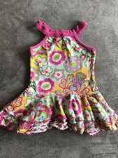 Hema Kleidchen Gr.86 92 - Sommer Kleid mit Volants - Urlaub Strand