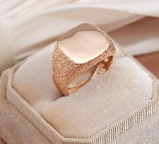 Ring 60 64 62 Fingerring Rotgold 585 beschichtet Herrenring Siegelring Goldring 