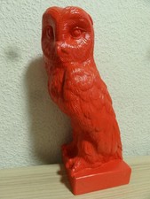 Eule Owl Kunststofffigur Olympiade Athen 2004 Sculpture by Ottmar Hörl/rot