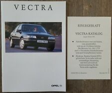 Opel Vectra A turbo 4x4/V6 Exclusive/GT 16V/GL/GLS/CD Prosekt/brochure/folleto