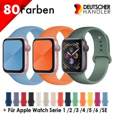Silikon Armband für Apple Watch Armband Solo Loop Series 1 2 3 4 5 6 7 SE Sport 