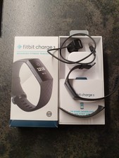 fitbit charge 3 advanced fitness tracker -schwarz- unbenutzt in geöffneter OVP