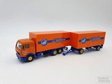 Herpa MB NG Hängerzug „Deutrans Ostseetrans Rostock“ Eigenbau 1:87 /H16075