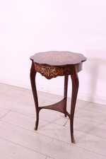 TRAUMHAFTE BAROCK LOUIS XV BEISTELL TISCH ABLAGE ANTIK STIL MESSING INTARSIEN