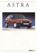 OPEL ASTRA A GL GLS GT GSi 16V Club Prospekt Brochure plus Technik 1991 S