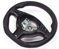 TAUSCH TUNING ALCANTARA M3  Lederlenkrad BMW E46 M3  UNTEN ABGEFLACHT SCHWARZ 