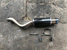 Honda Civic CRX EH6 SRS Endschalldämpfer Carbon 100 mm Endrohr ohne Gutachten