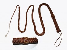 Bullenpeitsche aus Latigo Leder 2,5m Bull Whip Peitsche Domina Lederpeitsche