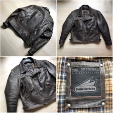 HEIN GERICKE Lederjacke Robust Oldtimer Motorradjacke Harley Bike Chopper R18 R9