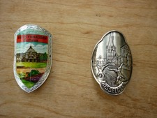 Stocknagel Schild, Plakette. DÜSSELDORF- Radschläger und Bad Oeynhausen.